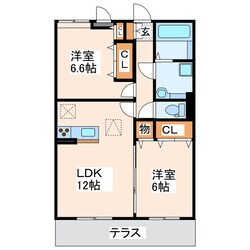 ルミエール国府の物件間取画像